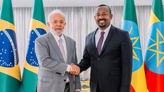 Ethiopian Prime Minister and Brazilian President discuss bilateral relations
