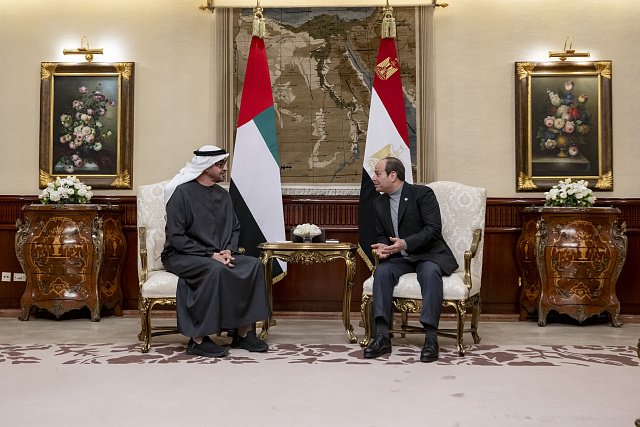 UAE and Egyptian Presidents hold talks…