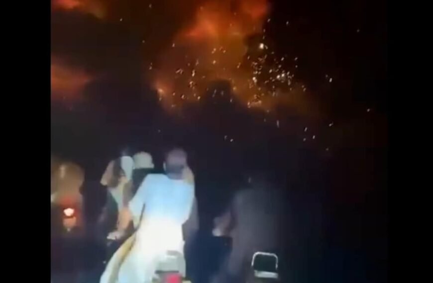 Missiles Land, Then Orange Fireball: First Visuals Of Operation Sindoor