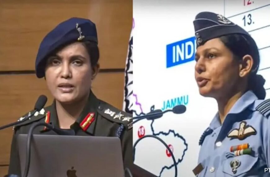 At India’s Briefing On Operation Sindoor, 2 Women Officers Take Lead