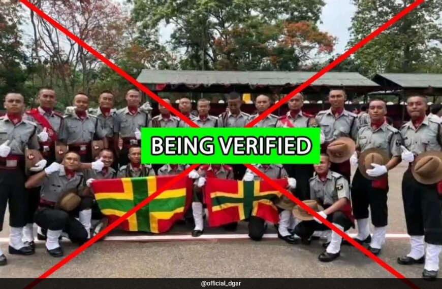 “Authenticity Of Photo Being Verified”: Assam Rifles On “Militant Flag” Pic Row