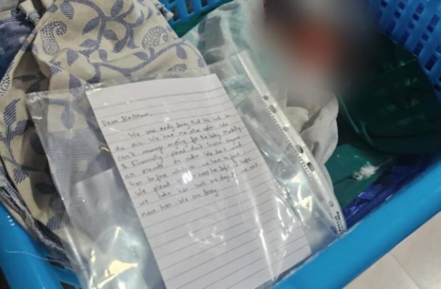 Newborn Girl Found Dumped In Basket In Navi Mumbai, ‘Sorry’ Note Recovered