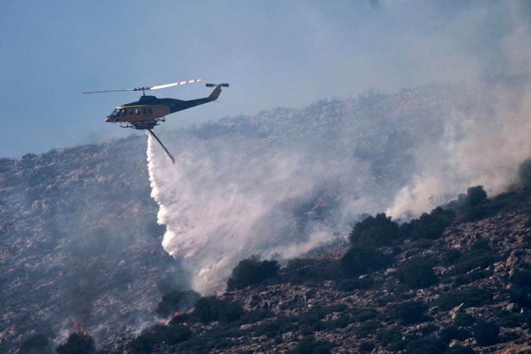 Greece battles wildfire near capital as…