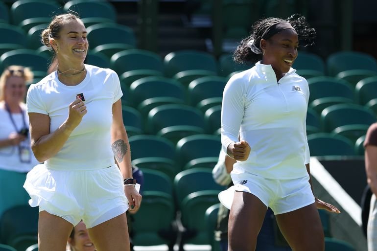 Gauff and Sabalenka team up in…