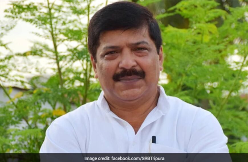 BJP Protests At Tripura Congress MLA…