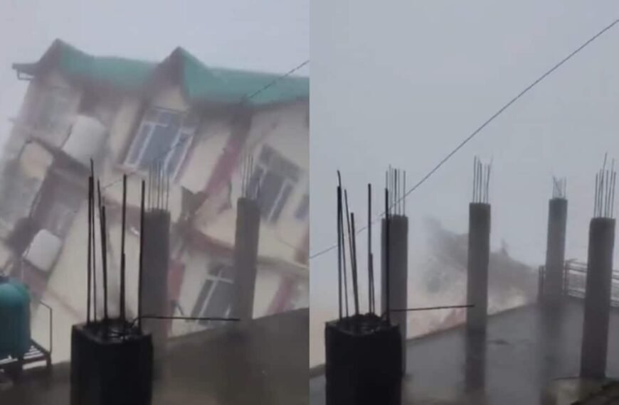 On Camera, 5-Storey House Collapses In Shimla Day After Evacuation Amid Heavy Rain