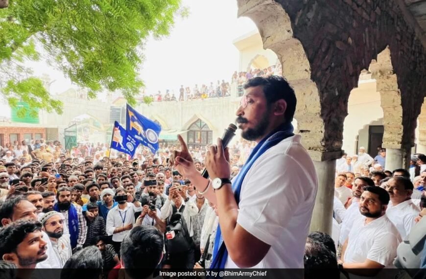 Chandrashekhar Azad Stopped From Visiting UP Village, Supporters Clash With Cops