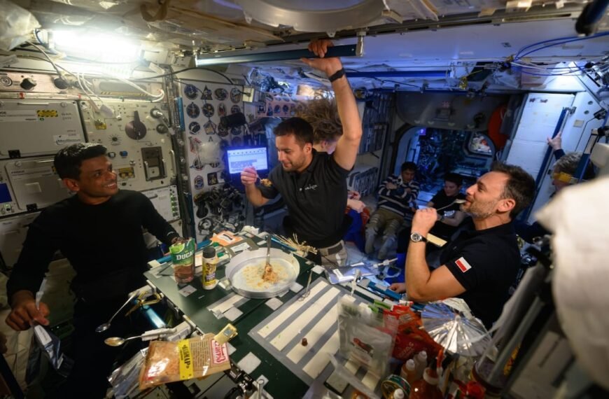 Pics: Shubhanshu Shukla Enjoys Feast On Space Station Ahead Of Homecoming