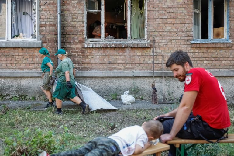 As Russia pummels Ukraine, cautious allies…