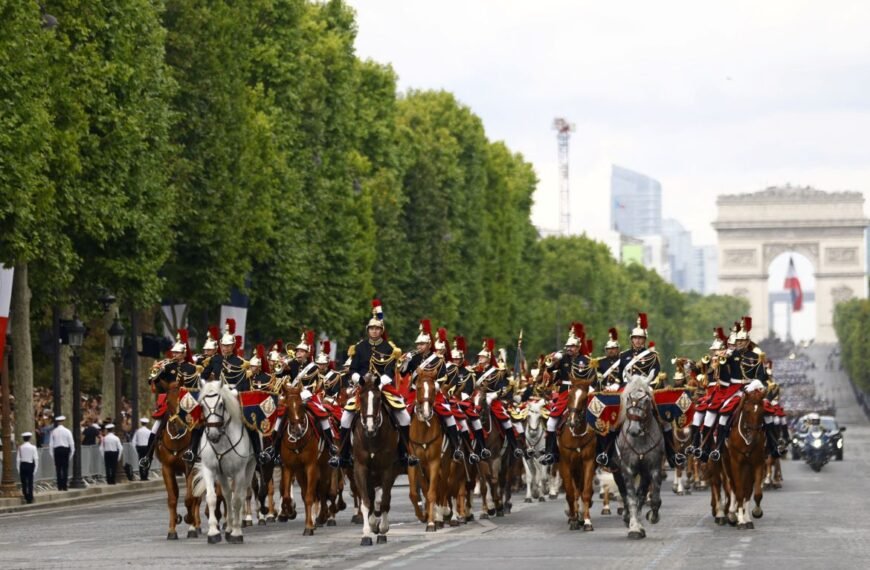 France marks Bastille Day with grand…