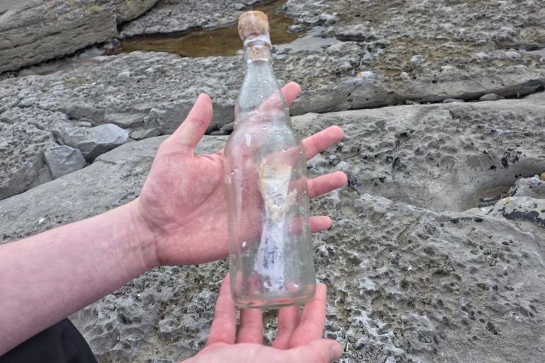 Message in a bottle found in…