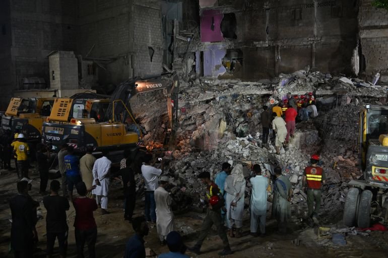 Several people killed in multistorey building…
