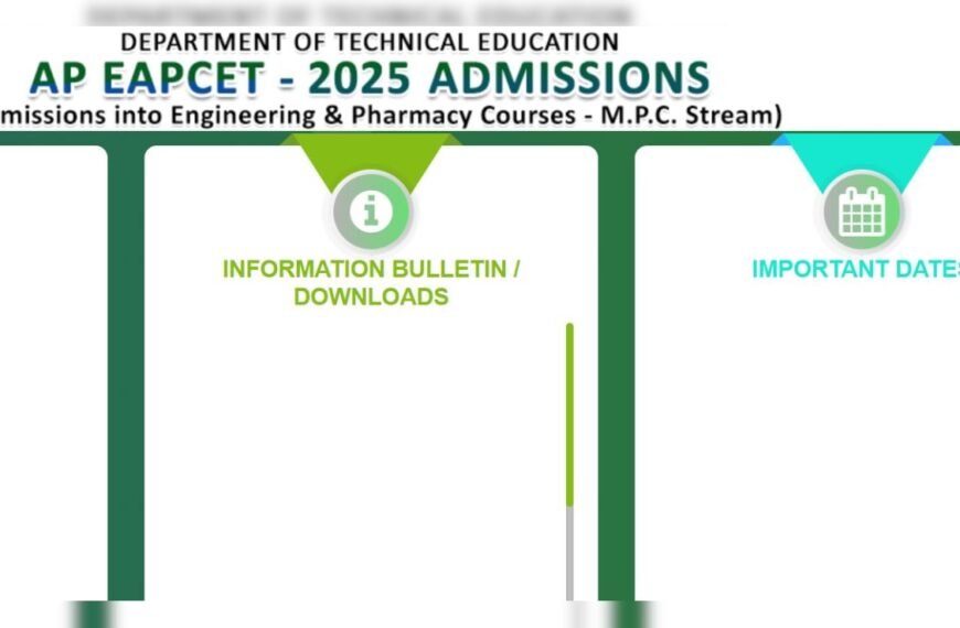 AP EAMCET Counselling 2025 Registration For…