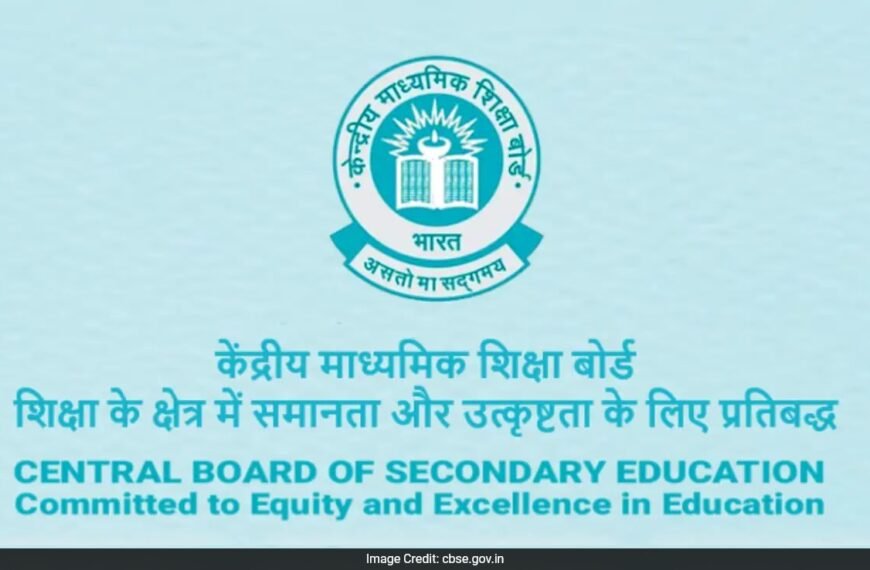 CBSE Releases Admit Cards For Class…