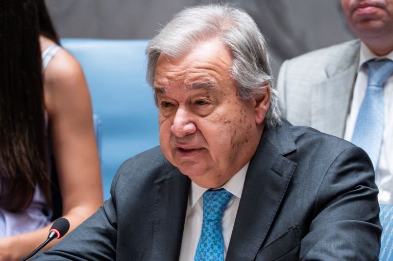 UN chief ‘strongly condemns’ Russian drone…