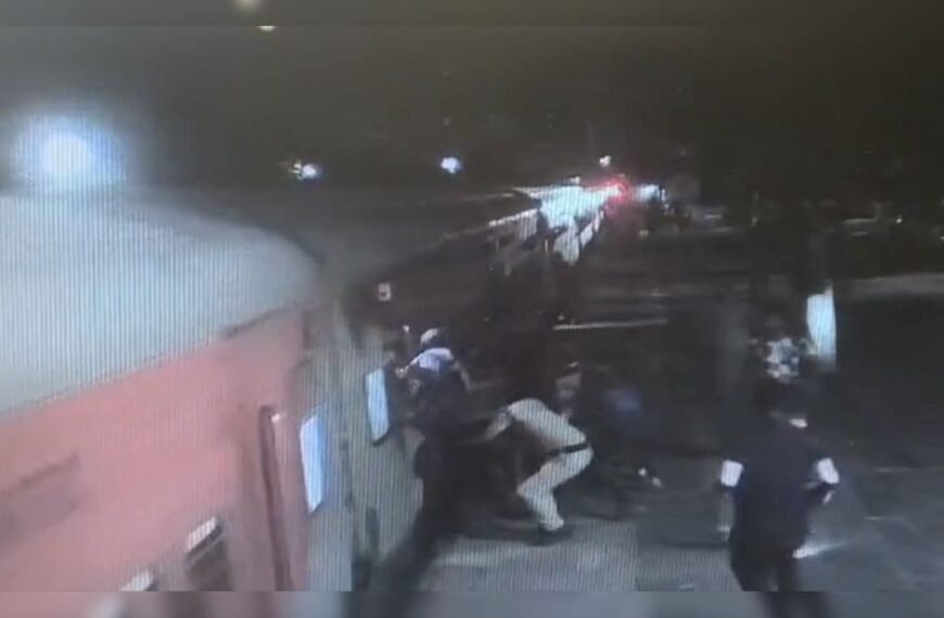 Video: Woman Dragged Along Train After…