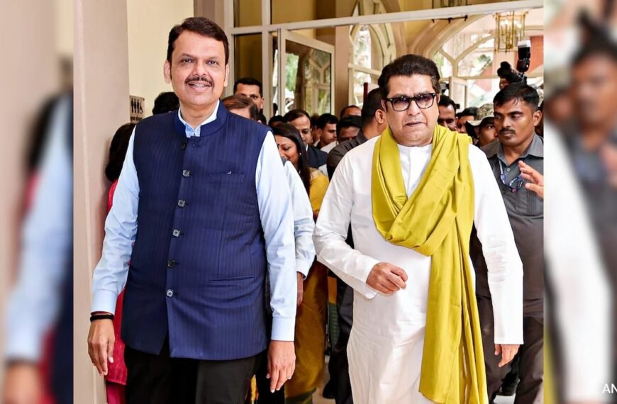 Raj Thackeray Meets Devendra Fadnavis, Clarifies It Was Over Civic…