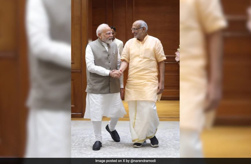 CP Radhakrishnan Meets PM Modi Day After NDA Named Him…