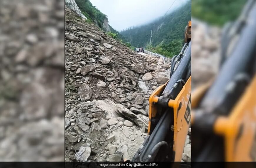 Uttarakhand’s Gangotri & Yamunotri Highways Blocked By Landslides, Clearance Work…