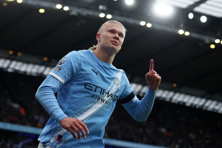 Haaland runs rampant as Man City beat Man United 3-0 in Premier League