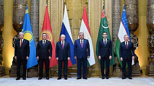 Leaders of Central Asian countries and…