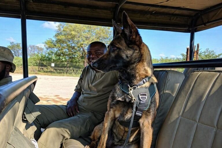 sa-imports-two-specialist-sniffer-dogs-from-germany-to-help-fight-poaching